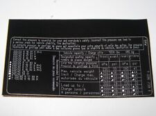 Adesivo Etichetta Tabella