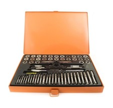 Filiera 60 pz maschi e femmine per filettatura filettare ferro set in valigetta