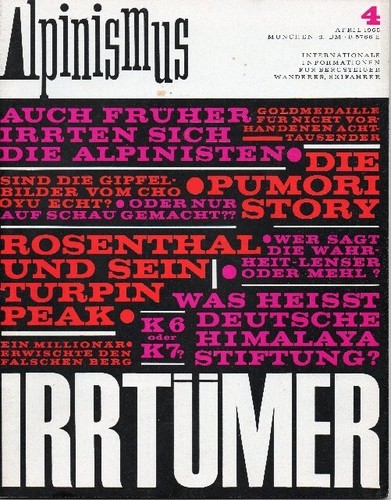 Rivista alpinismo - rivista, "