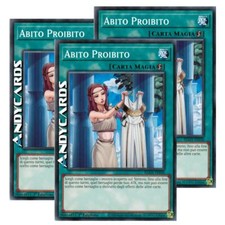 3x ABITO PROIBITO • (Forbidden Dress) • Comune • EGO1 IT030 • 1Ed • YUGIOH!