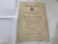 NOTIFICATION POPE LEO XII