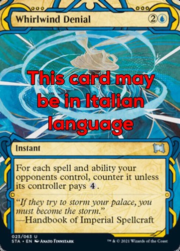 Mtg whirlwind denial - 2x,