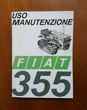 Trattore cingolato Fiat 355 C uso e manutenzione Owner's manual