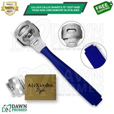 Pedicure Callous Callus Rasoio 5,75" Piedi Pelle Dura Rimuovi Mais 10 Lame
