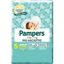 PAMPERS PANNOLINI BABY DRY 5
