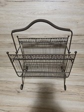 PORTARIVISTE IN FERRO BATTUTO FILO DI FERRO ANNI 50/60