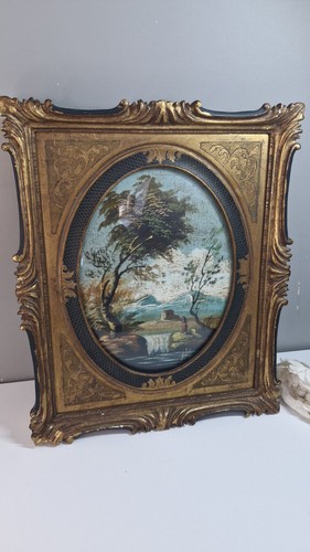 Antique italian oil painting - italian,
