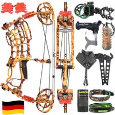  Arco composto doppio uso sfera in acciaio 30-55lbs tiro con l'arco caccia bersaglio tiro