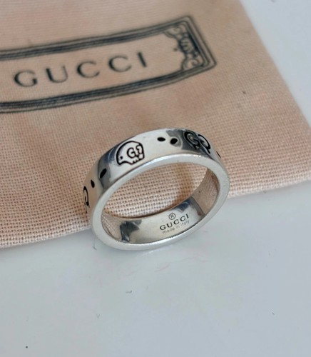 Gucci anello fantasma argento - anello,
