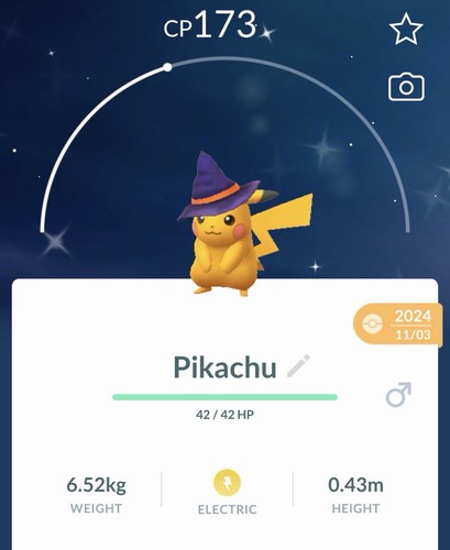 Shiny pikachu cappello strega - pikachu,