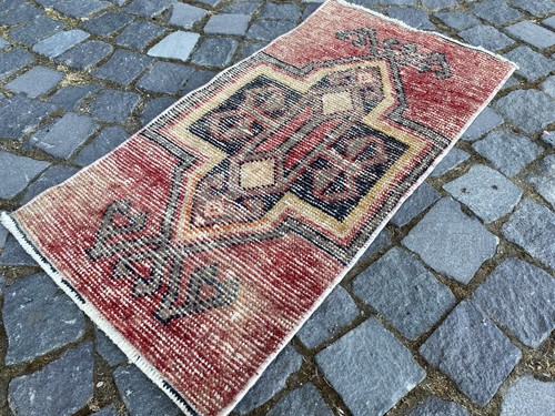 Tappeto vintage oushak 5x3 - vintage, 1,5x3