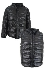 Shiny Nylon bomber jacket and