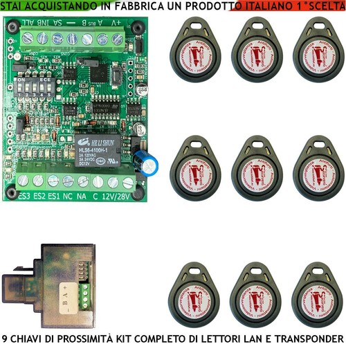 Transponder kit chiavi - transponder, 9