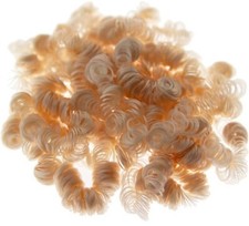 Capelli sintetici boccoli mini biondi 15gr