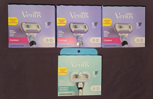 Gillette venus contour - venus, (4-pck)