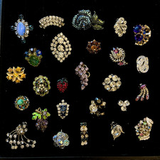 Lotto orecchini singoli strass