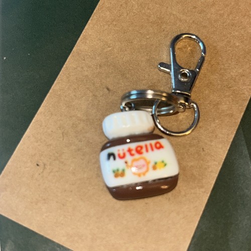 Nutella resin keyring bag - nutella, tag