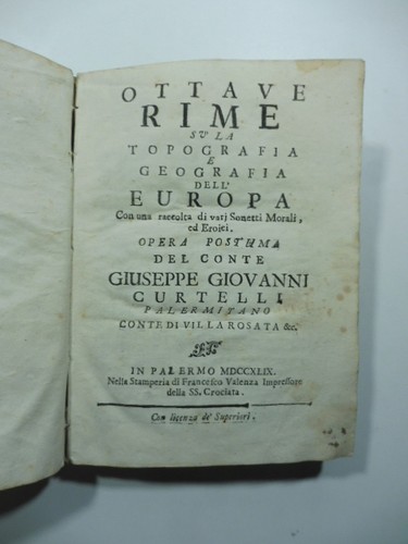 Curtelli ottave rime la - su,
