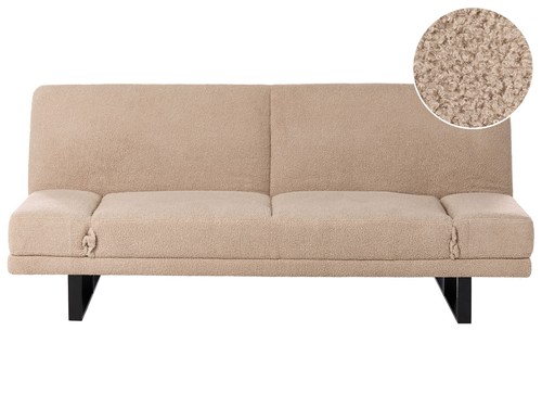 Divano letto tessuto sabbia - in,