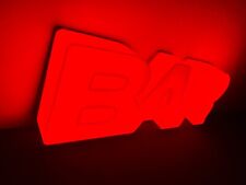 Insegna targa luminosa Bar lighted sign ristorante cocktails bartender led