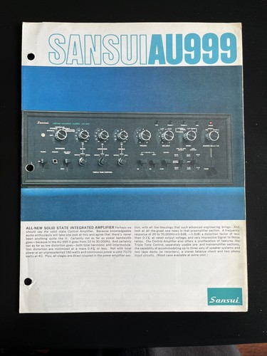 Sansui au999 amplificatore - au999,