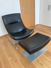 Poltrona con poggiapiedi - , di