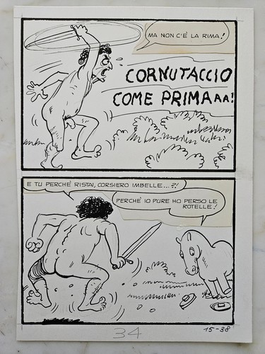 Milo manara tavola originale - milo,