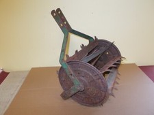 COLTIVATORE DA GIARDINO VINTAGE A SPINTA MANUALE ZAPPA ROTANTE MOTOZAPPA TAGLIAERBA ARATRO STRUMENTO