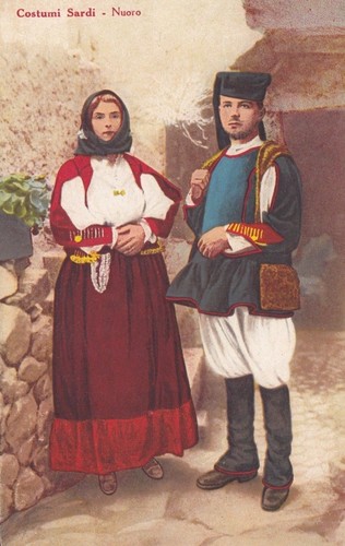 Nuoro costumi sardi - costumi,