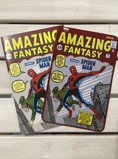 Amazing Fantasy Spiderman Marvel legends 1 con targa latta 2018