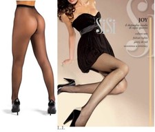 Collant SISI Rete JOY corpino senza cucitura punta nuda calza microrete retina