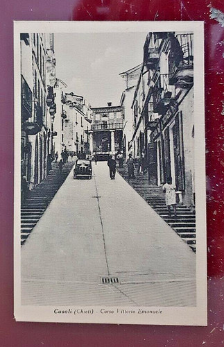 Cartolina casoli chieti corso - cartolina,