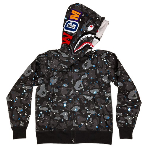 Felpa con cappuccio doppia - , zip