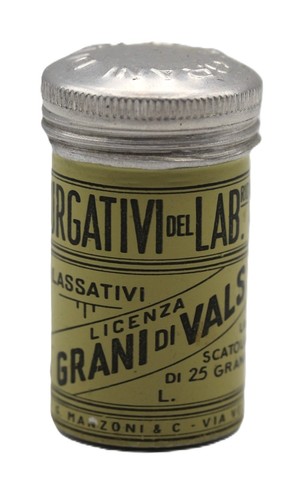 Scatola latta medicina - scatola, grani
