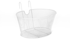 BoninBike Cestino Anteriore Retinato con Attacchi Serie Eco Bianco