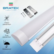 Plafoniera LED Reglette a Barra Piatta Soffitto Parete 60 120 150 cm Risparmio
