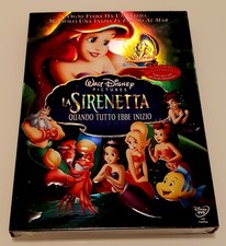 DVD DISNEY - LA SIRENETTA 3 - QUANDO TUTTO EBBE INIZIO - SLIP COVER -