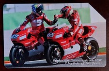 SCHEDA TELEFONICA TELECOM DUCATI CORSE VALENCIA 2006 LORIS CAPIROSSI