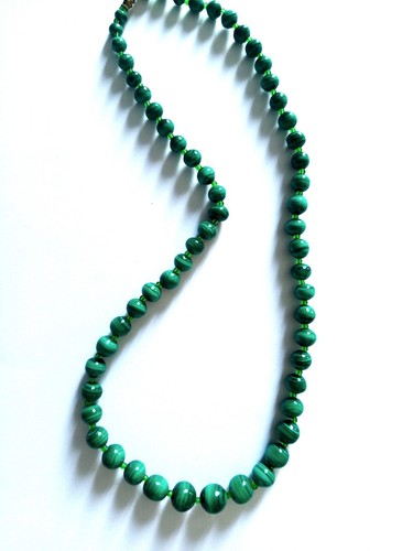 Collana malachite naturale - collana, in