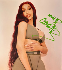 CARDI B foto originale firmata