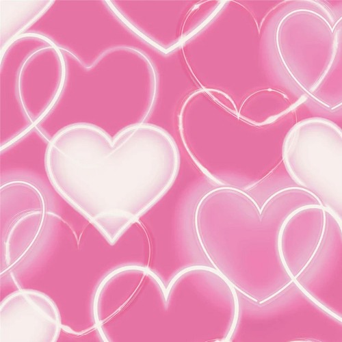 Neon cuore parati - cuore, bianco