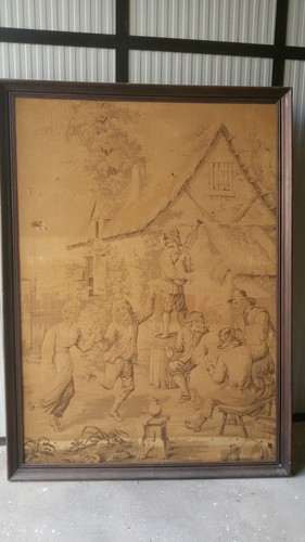 Arazzo scena paesana francia - scena,