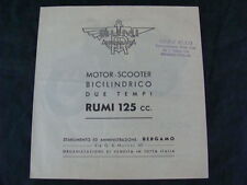BROCHURE RUMI 125 MOTOR