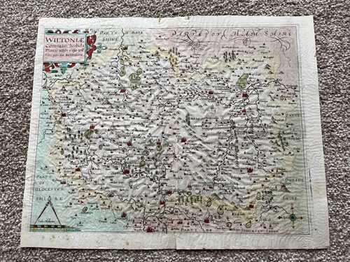 Mappa wiltoniae carta - mappa, di