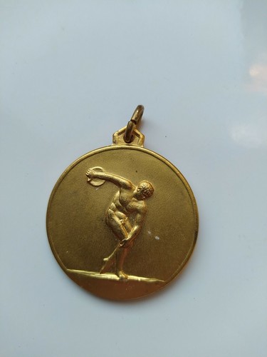 Sport medaglia placcato oro - medaglia,
