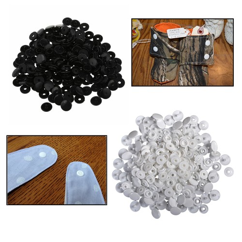 Kam snaps plastica nero bianco - kam,