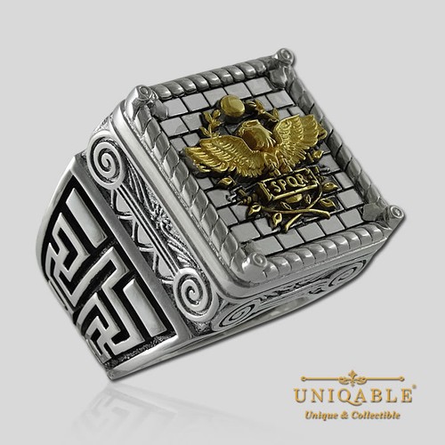 Anello impero romano - anello, spqr
