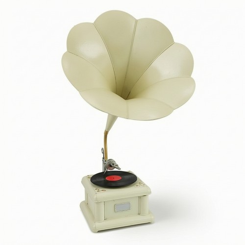 Grammofono con tromba vintage - tromba,