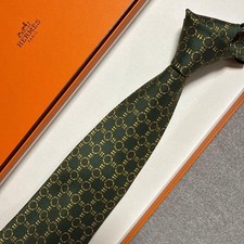 Cravatta collo HERMES verde