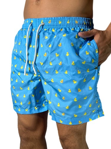 Costume bagno celeste con - costume,